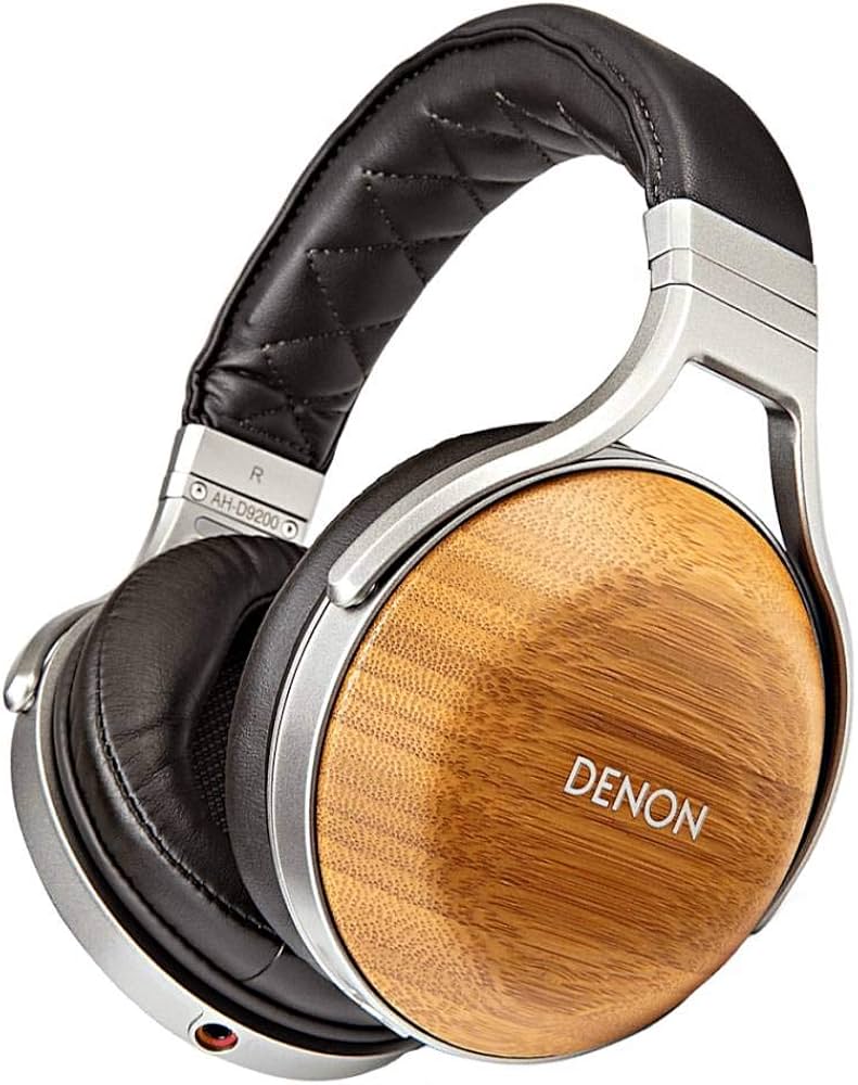 Denon AH-D9200 closed-back headphones with bamboo housings